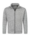 Heren Fleece Vest Active Knit Stedman 5850 Light Grey Melange